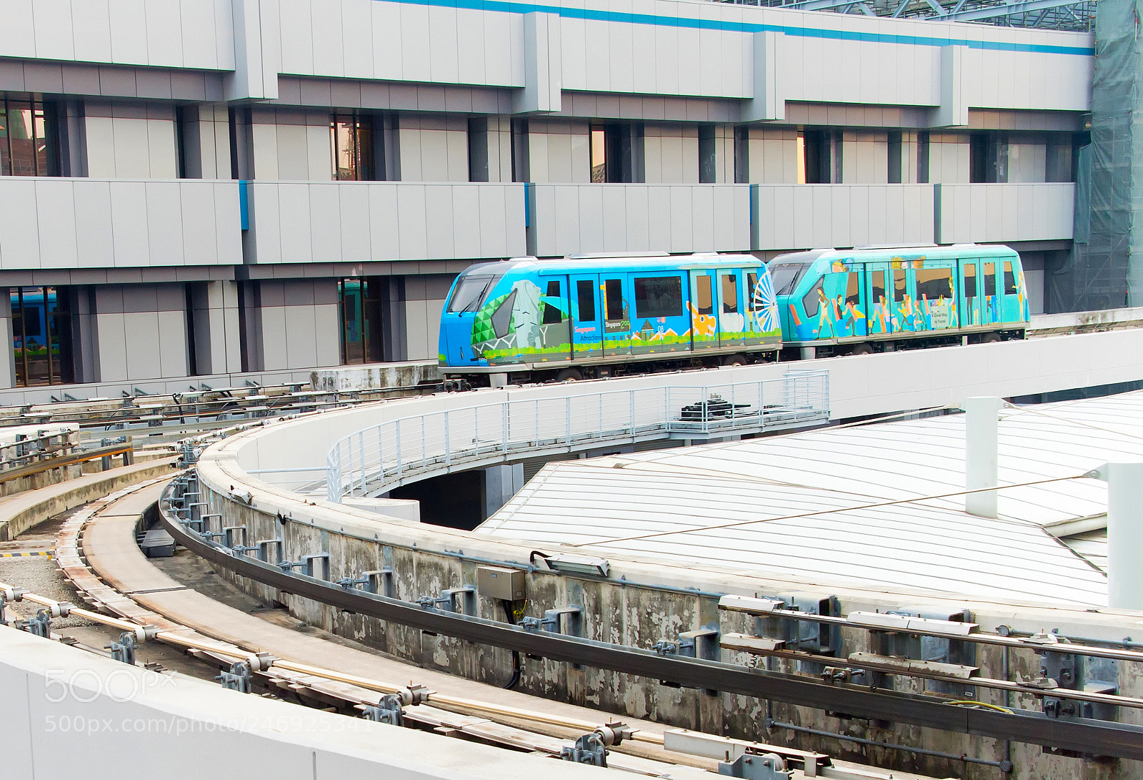 Nikon Df sample photo. Changi airport skytrain. singapore photography