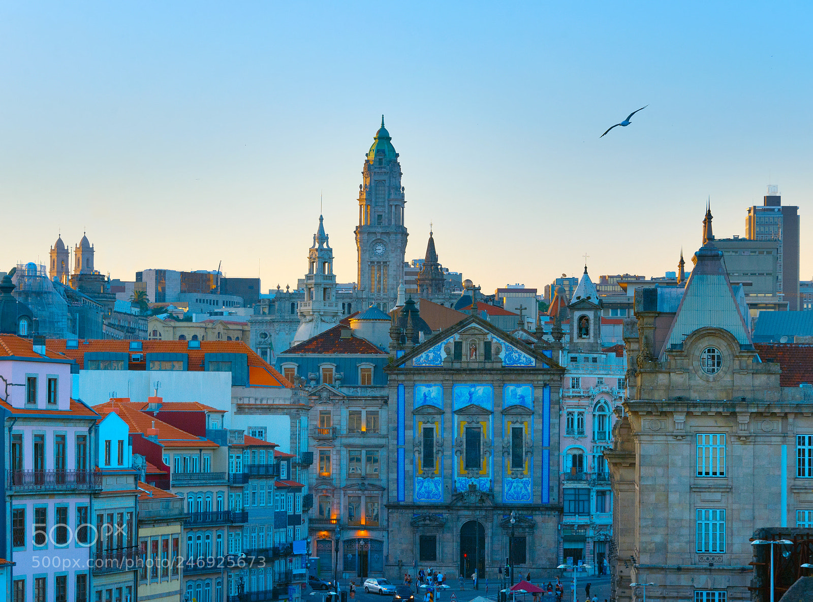 Nikon Df sample photo. Skyline porto old town photography