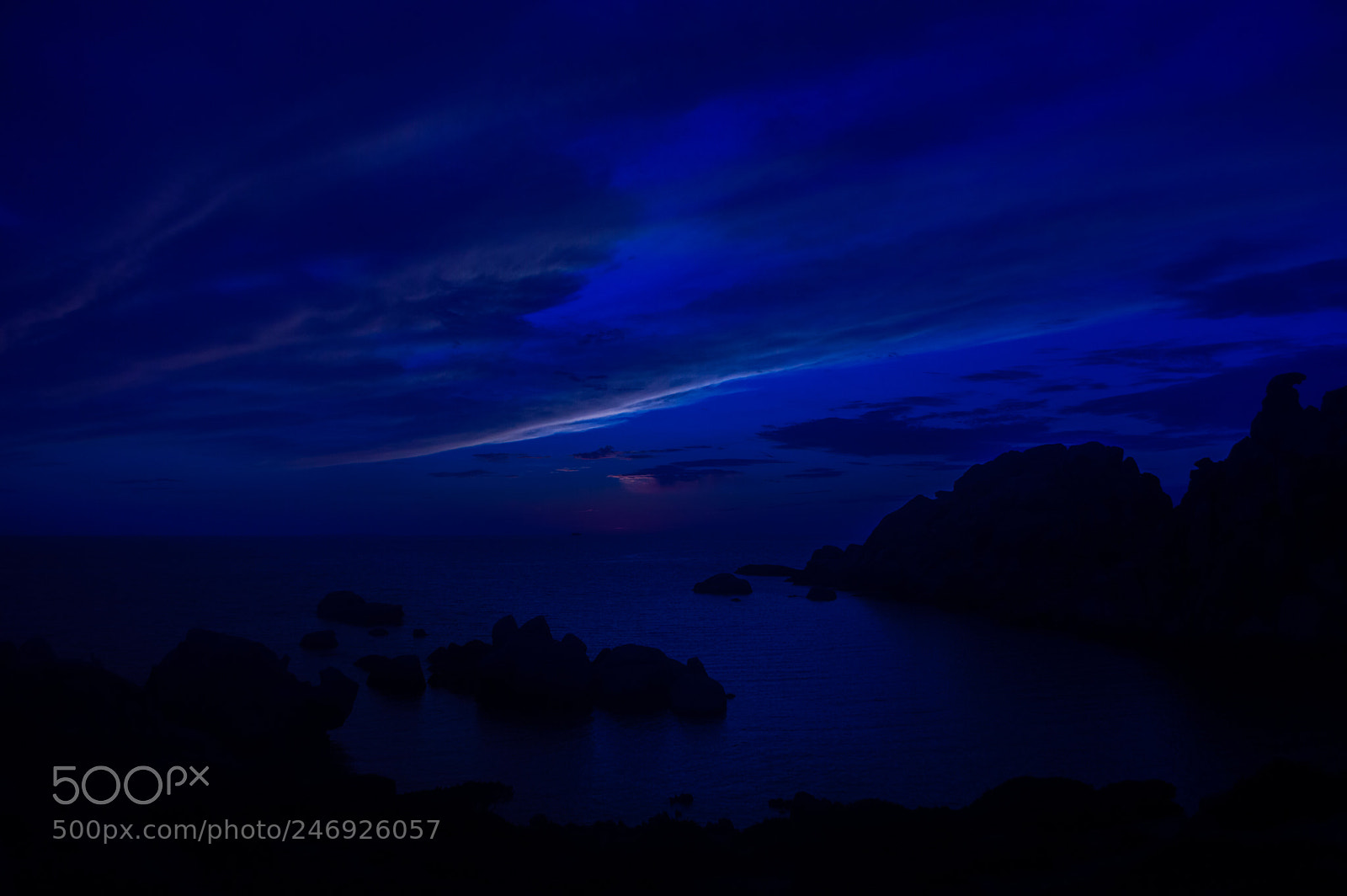 Nikon D3200 sample photo. Blue sunset photography