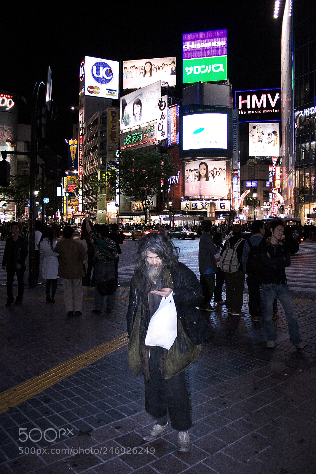 Canon EOS 350D (EOS Digital Rebel XT / EOS Kiss Digital N) sample photo. Tokyo homeless photography