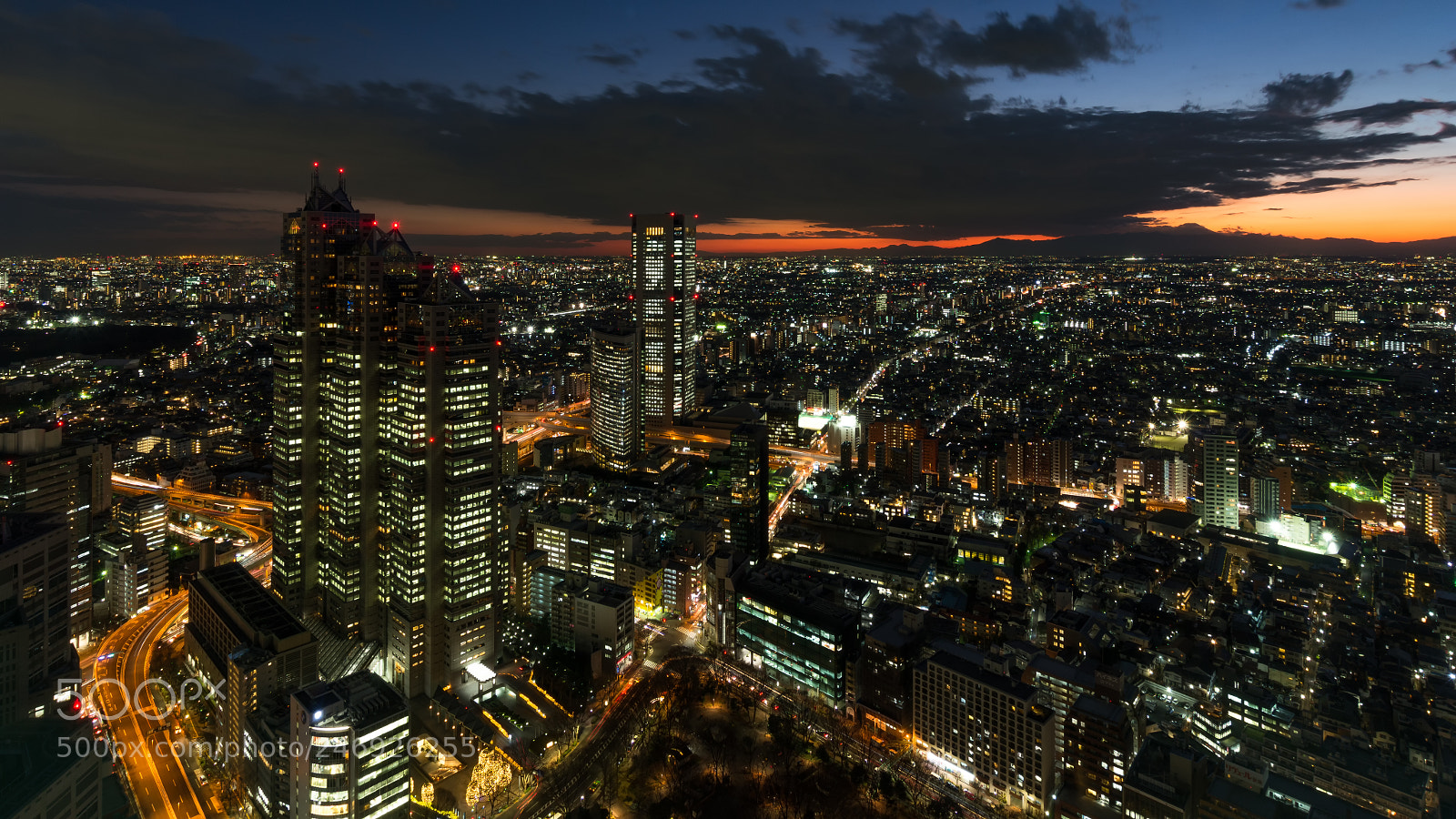 Pentax K-3 sample photo. Tokyo sunset photography
