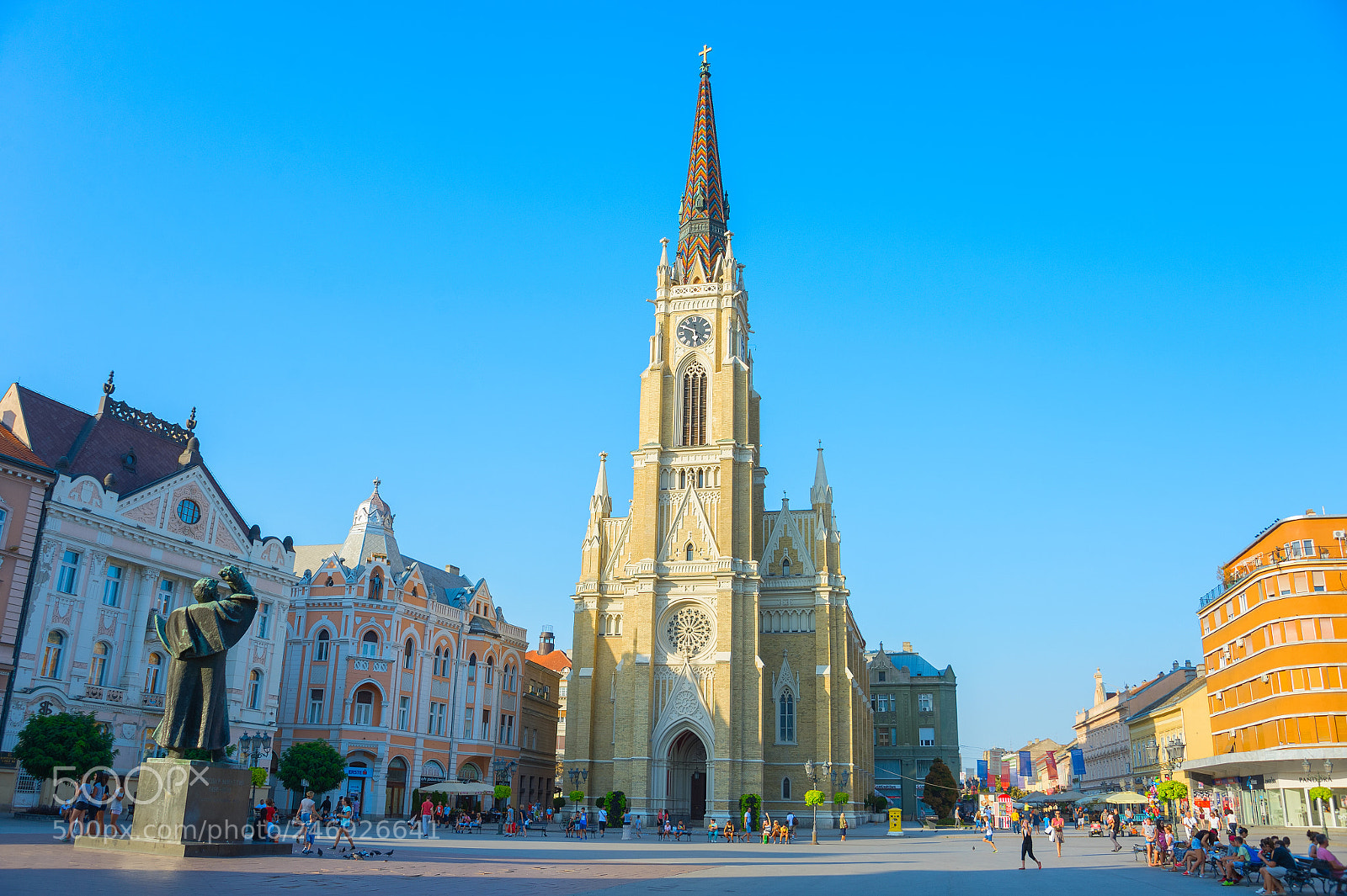 Nikon Df sample photo. Liberty square. novi sad photography