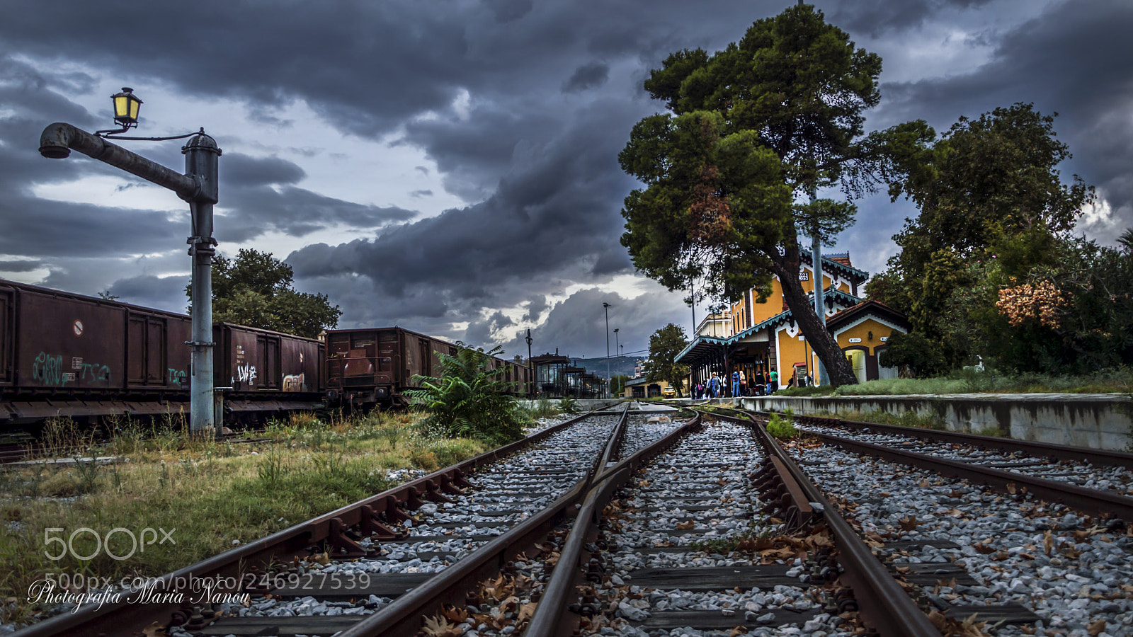 Nikon D3200 sample photo. Railway station photography