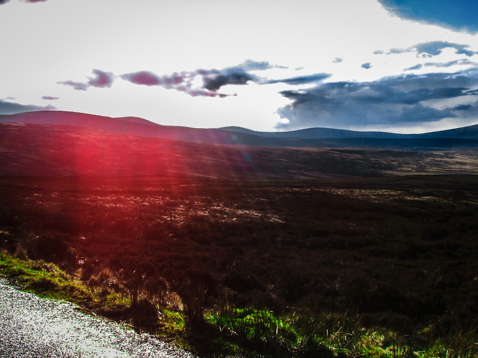 Fujifilm FinePix S5500 sample photo. Sunset on the moor photography