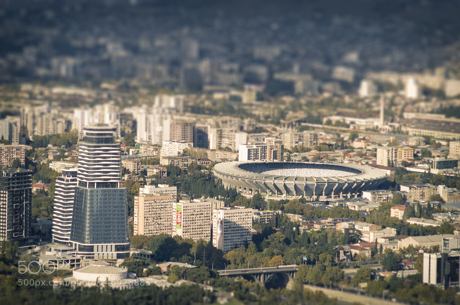 Nikon D3200 sample photo. Dinamo stadium - tbilisi photography