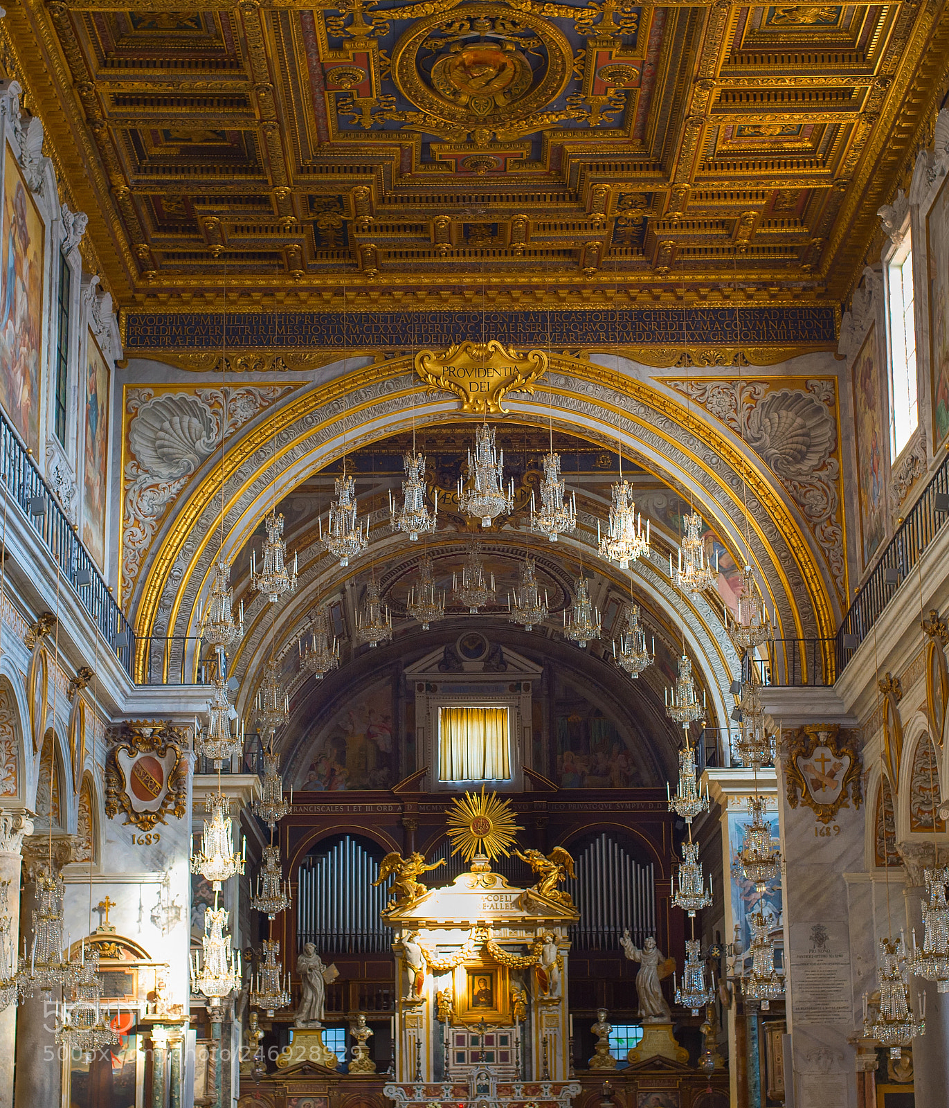 Nikon Df sample photo. Interior of church. rome photography