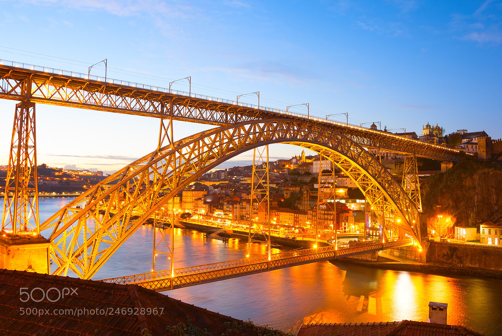 Nikon Df sample photo. Dom luis bridge. porto photography