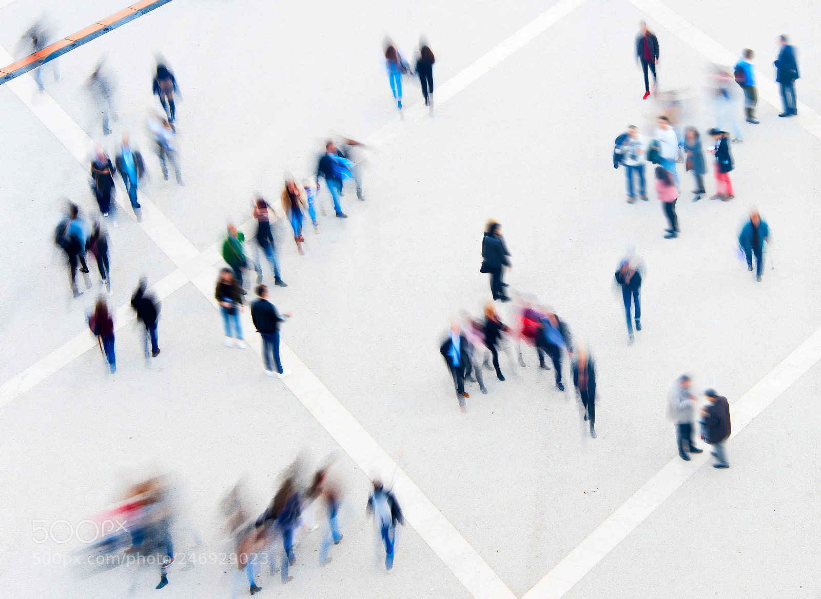 Nikon Df sample photo. Blured motion of crowd photography