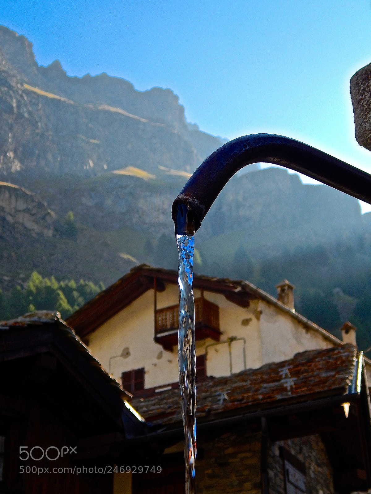 Nikon Coolpix L820 sample photo. Waterfall in the alps photography
