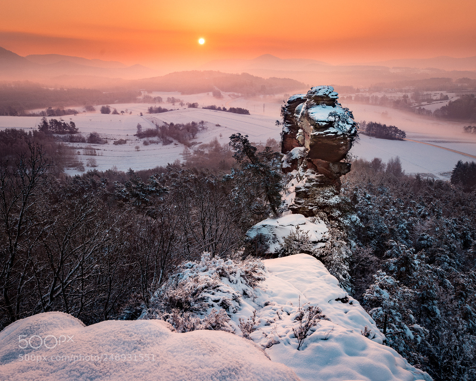 Nikon D7200 sample photo. Geiersteine in winter photography