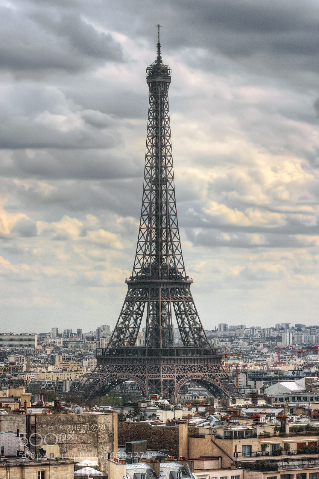 Canon EOS 40D sample photo. Eiffel tower seen from photography