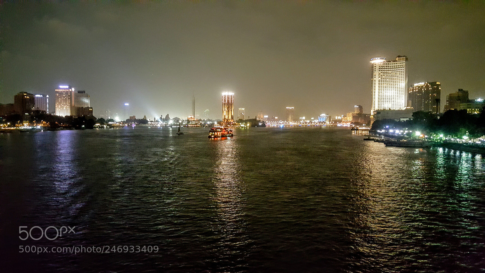 Samsung Galaxy Note5 sample photo. River nile at night photography