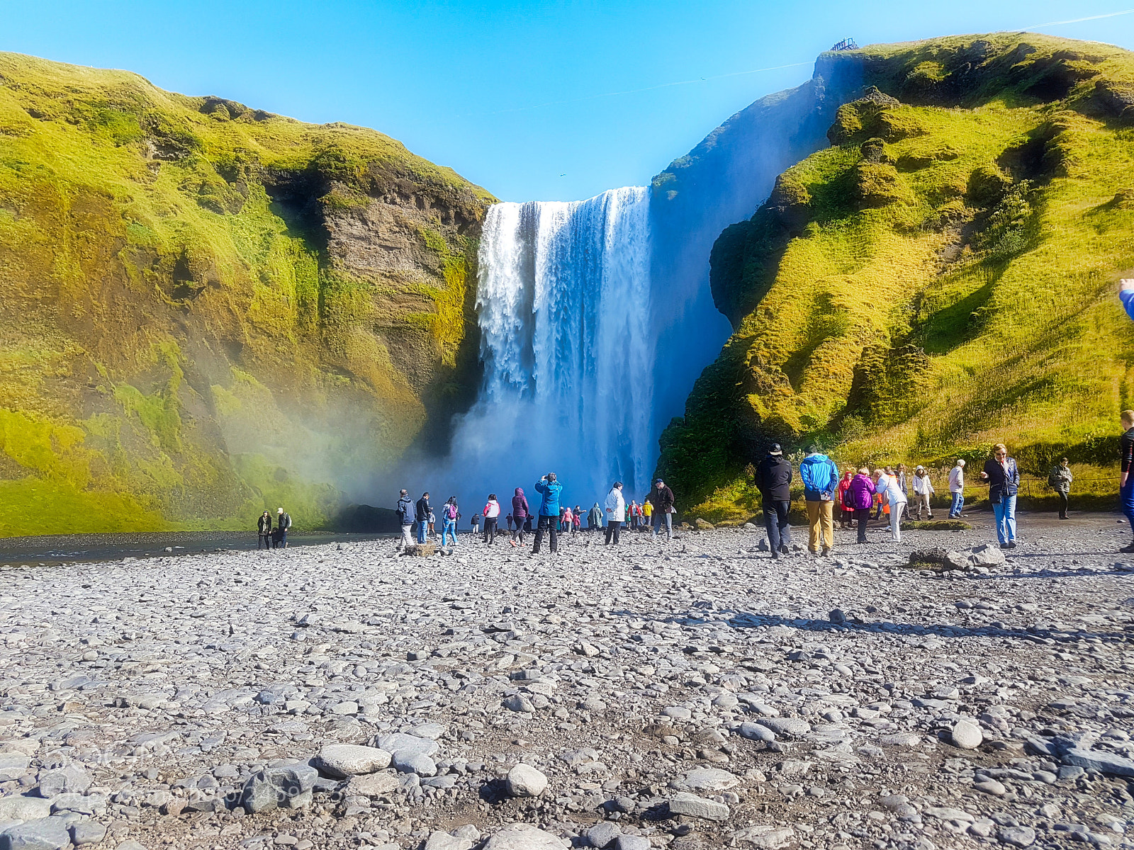 Samsung Galaxy S7 Edge sample photo. Waterfall iceland photography