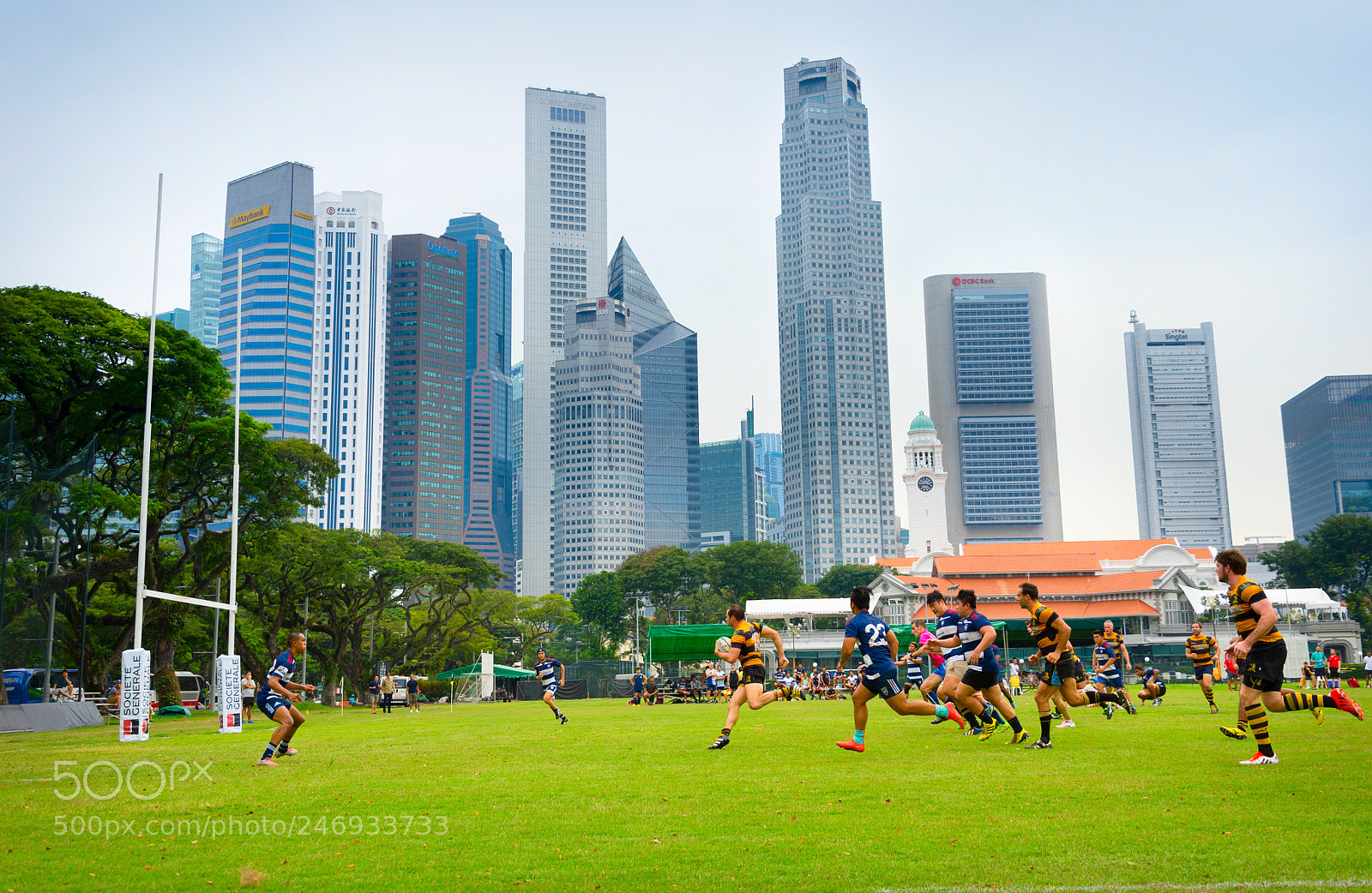 Nikon Df sample photo. Amateur rugby match. singapore photography
