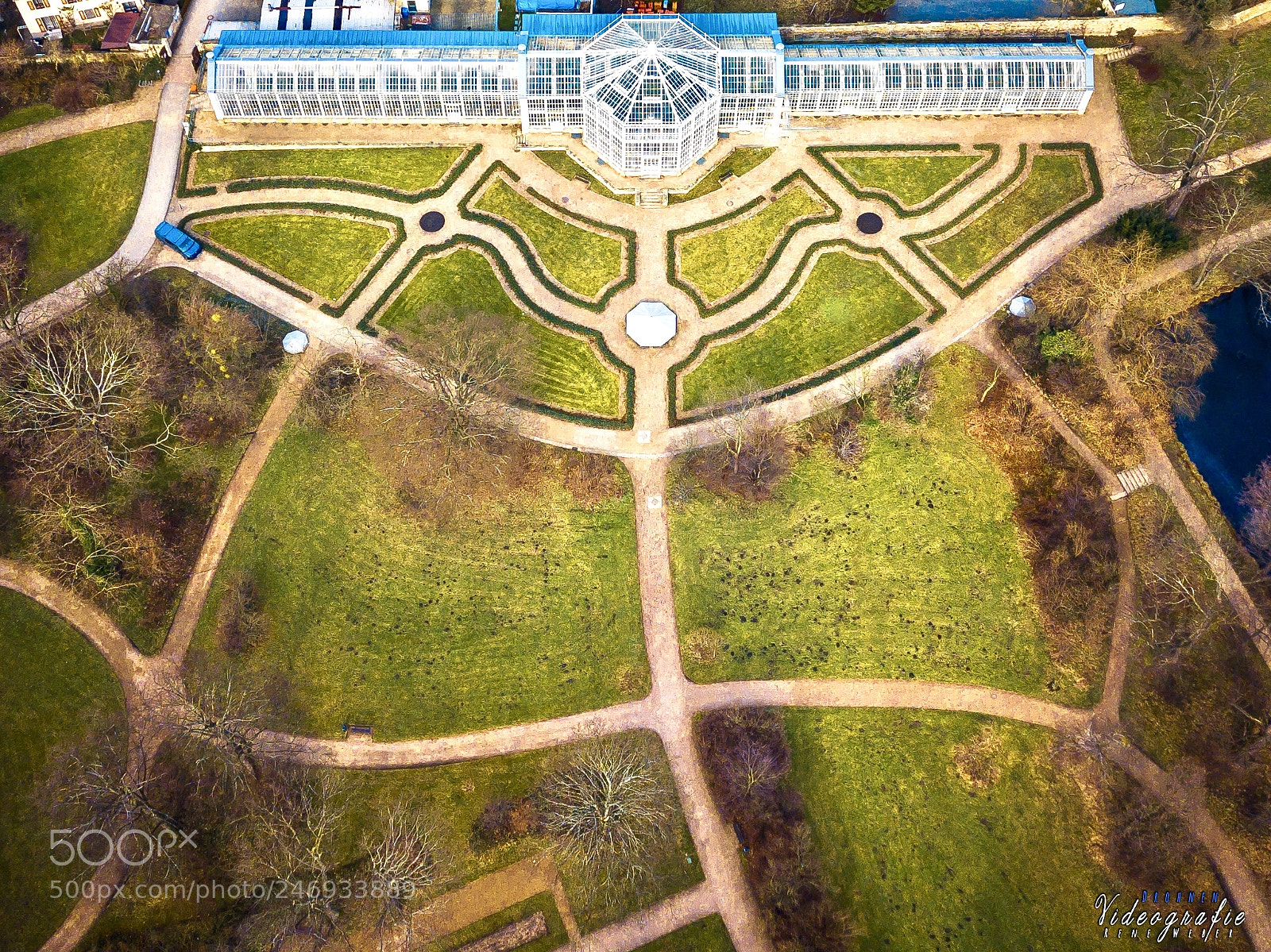 DJI FC220 sample photo. Schlosspark pillnitz photography