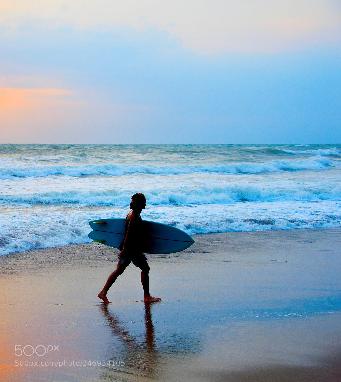 Nikon Df sample photo. Surfer at beach with photography