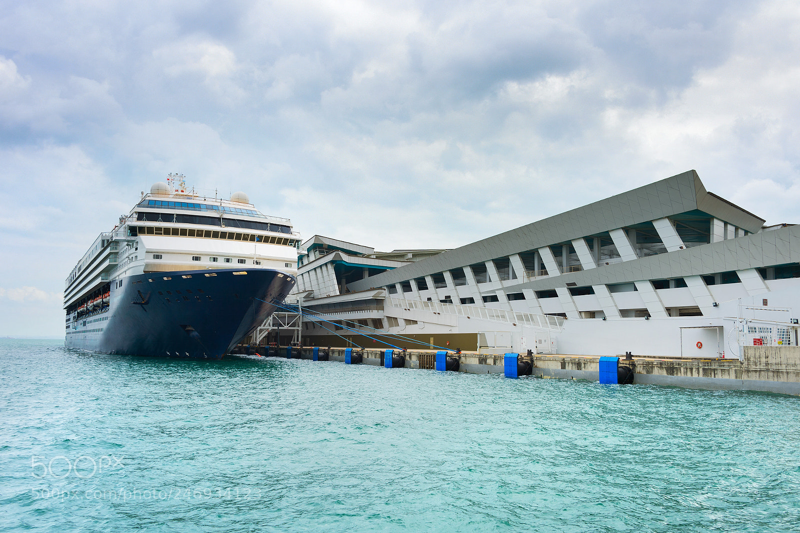 Nikon Df sample photo. Luxury cruise ship terminal photography