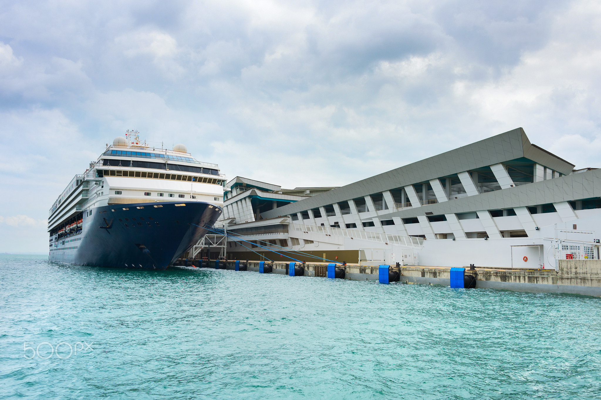 Luxury cruise ship terminal, Singapore