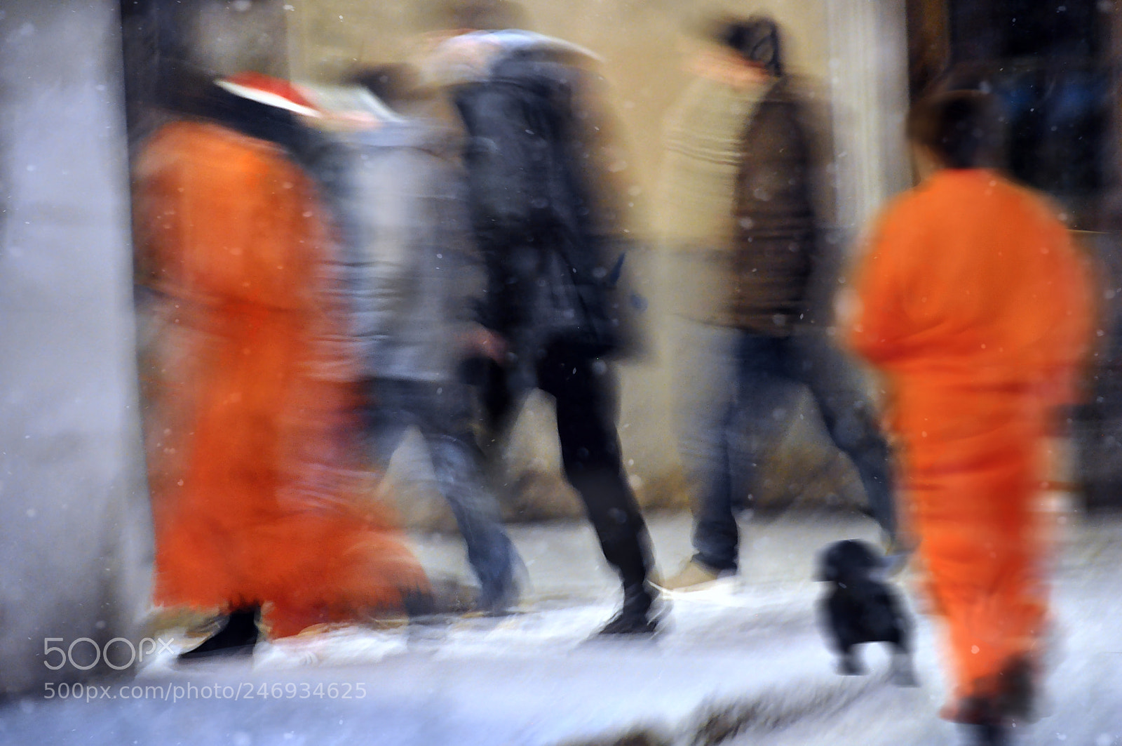 Nikon D90 sample photo. Winter street... photography