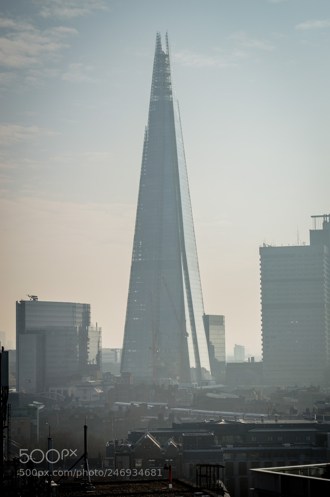 Nikon D3200 sample photo. Blue fin building photography