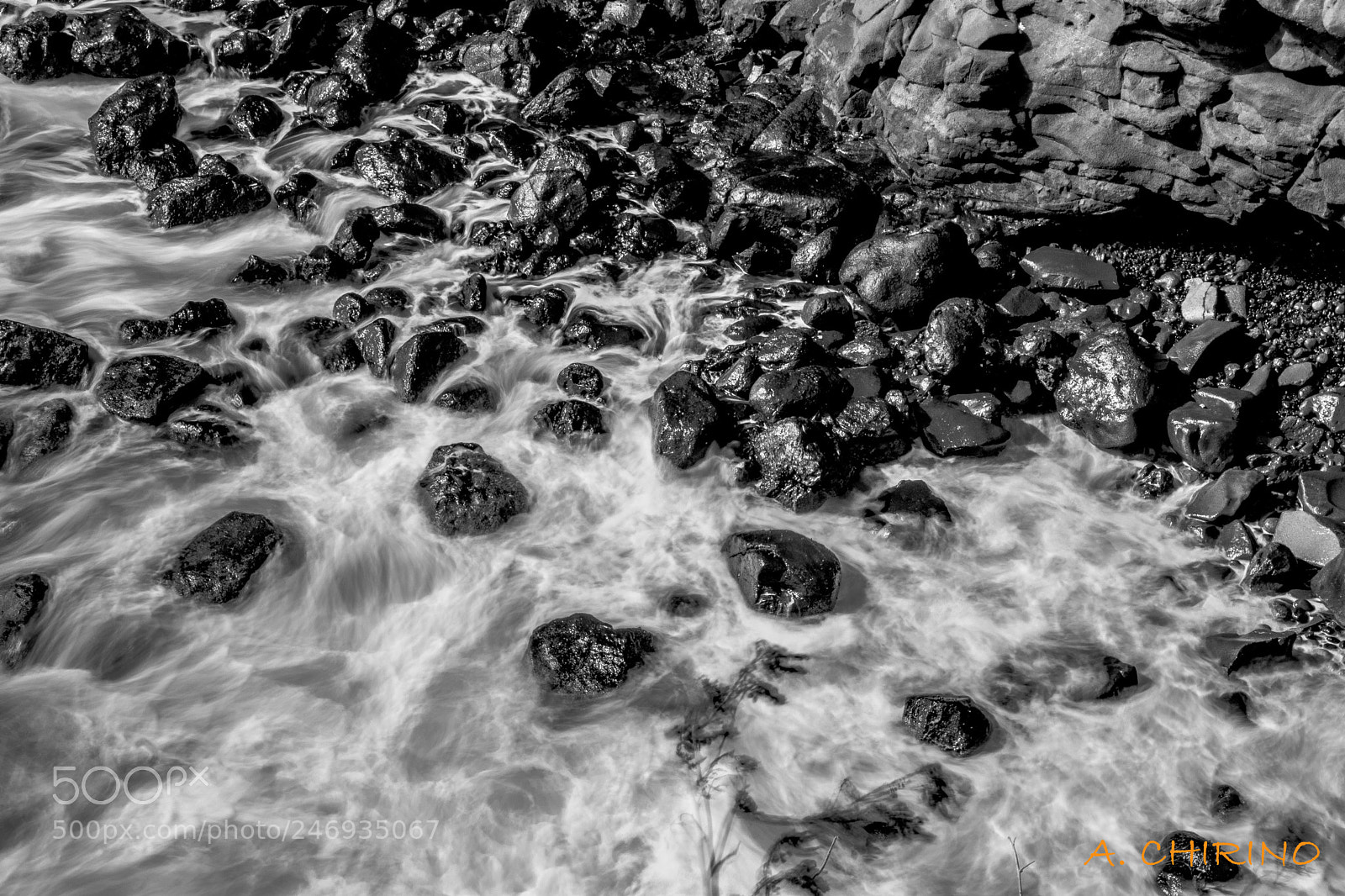 Nikon D3400 sample photo. Black & white stones photography