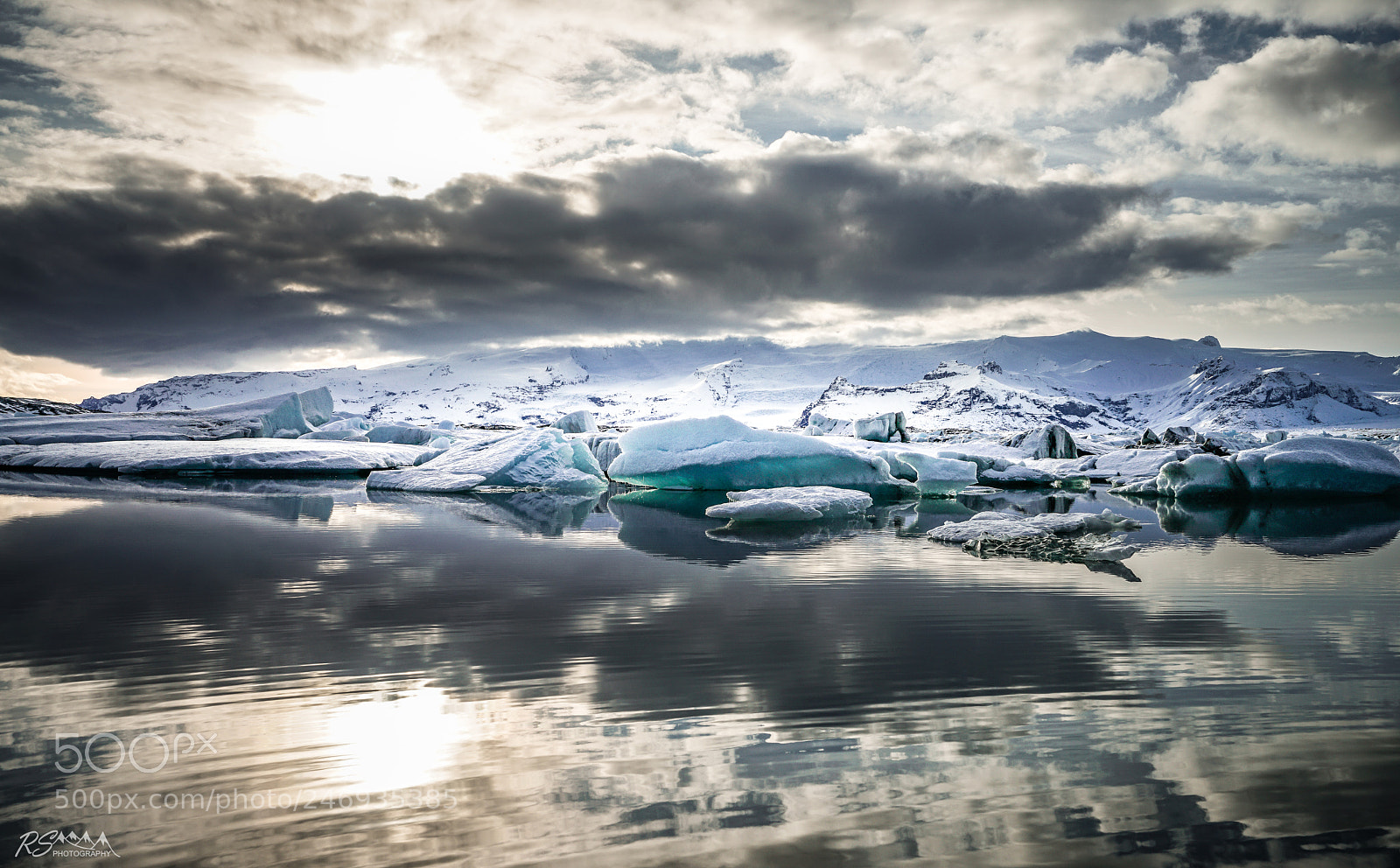 Sony a7R II sample photo. Mirror galcier lagoon, iceland photography