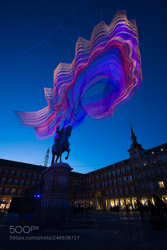 Nikon D800 sample photo. Janet echelman scultpure 1.8 photography