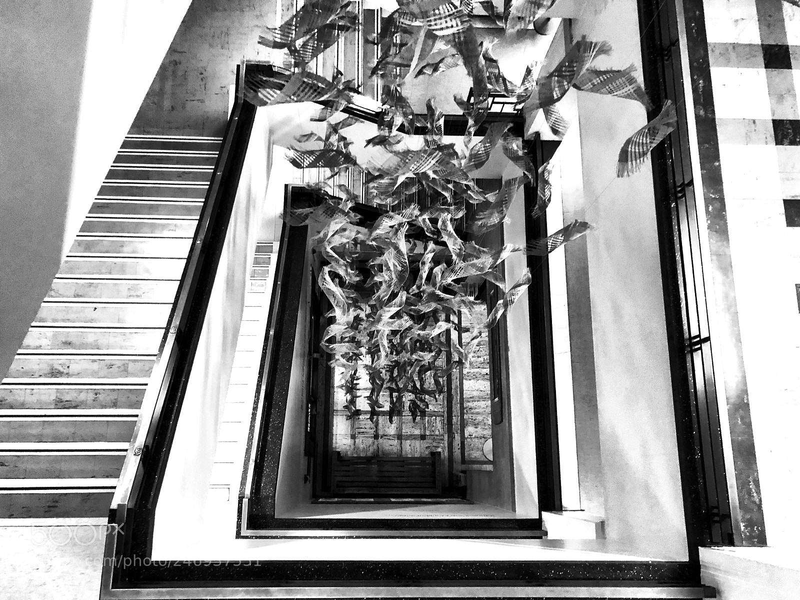 Apple iPhone X sample photo. Stairwell photography