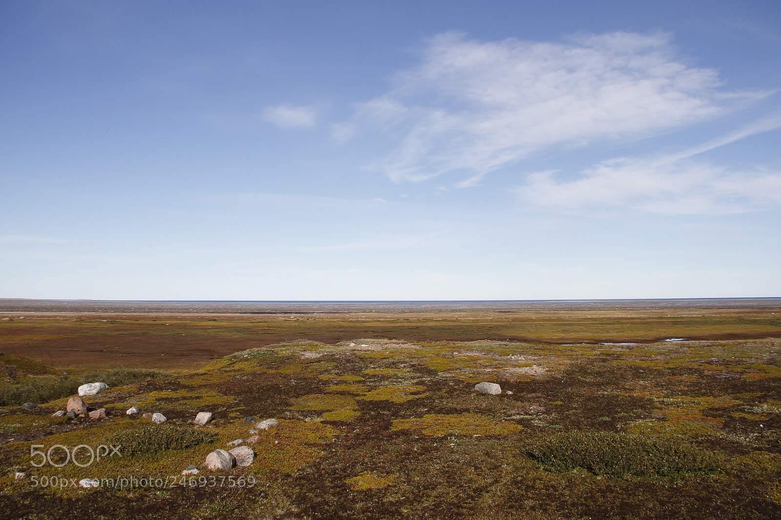 Canon EF-S 18-135mm F3.5-5.6 IS sample photo. Flat arctic landscape in photography