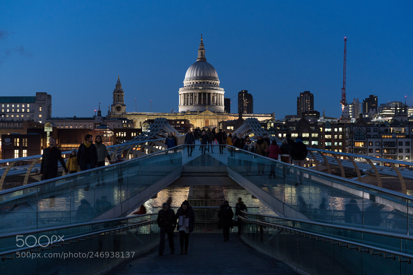 Sony a7R III sample photo. Millennium bridge lines cliche photography