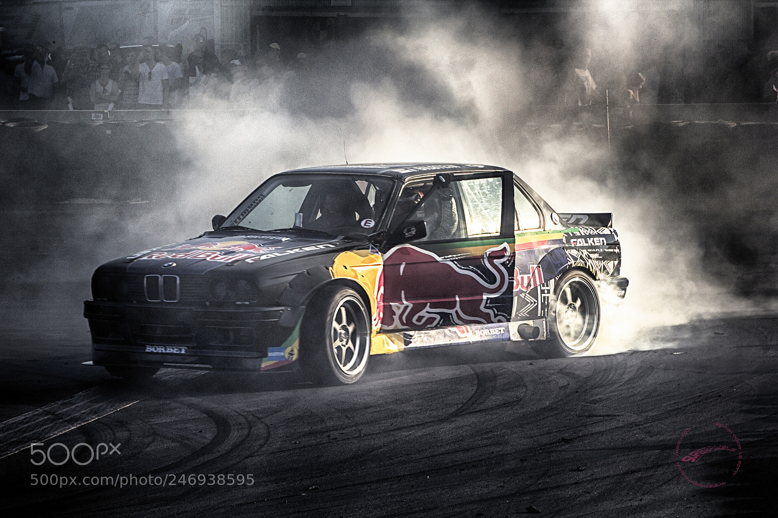 Canon EOS 60D sample photo. Red bull bmw drift photography
