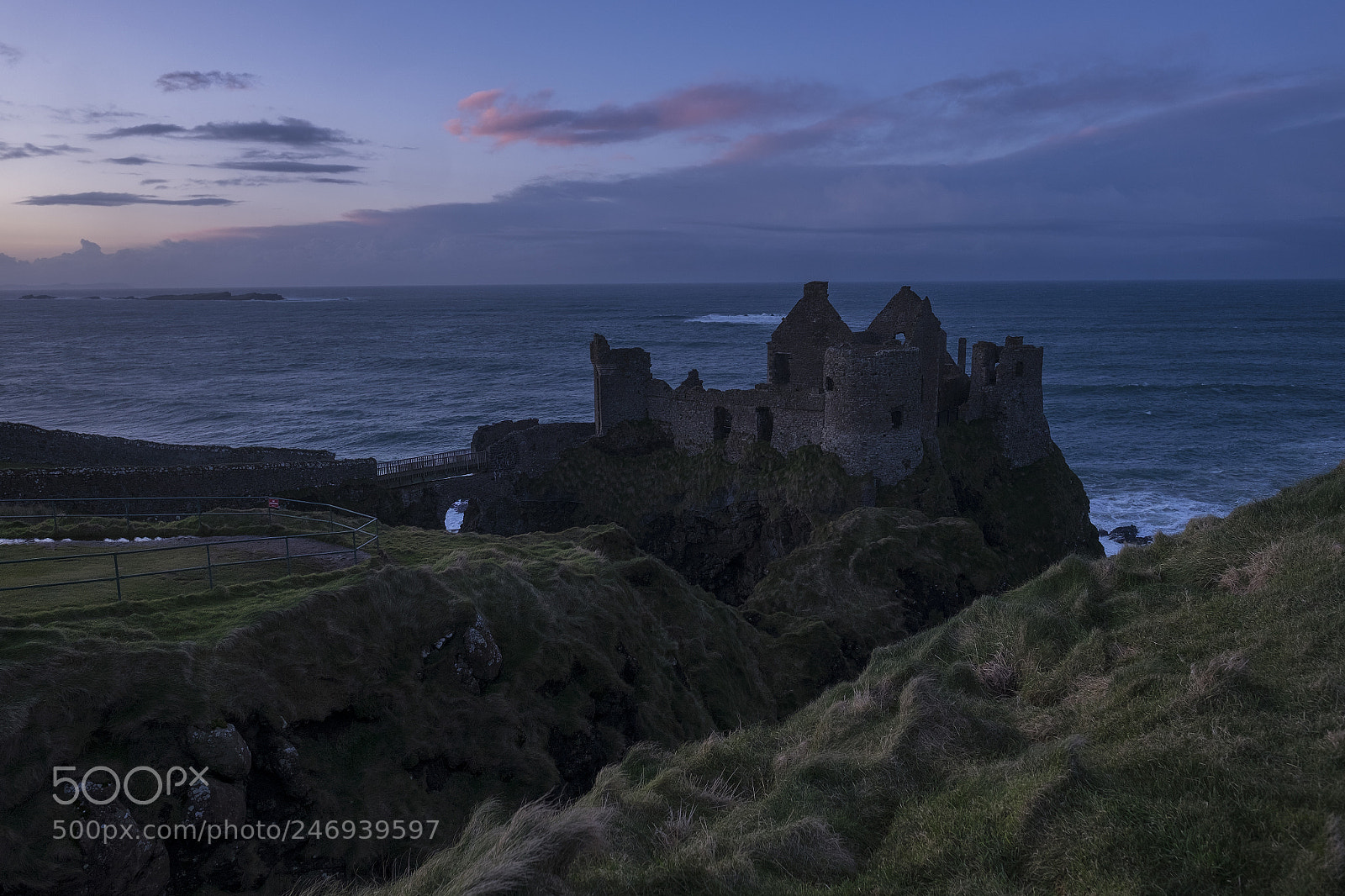 Fujifilm X-T1 sample photo. Dunluce castle photography