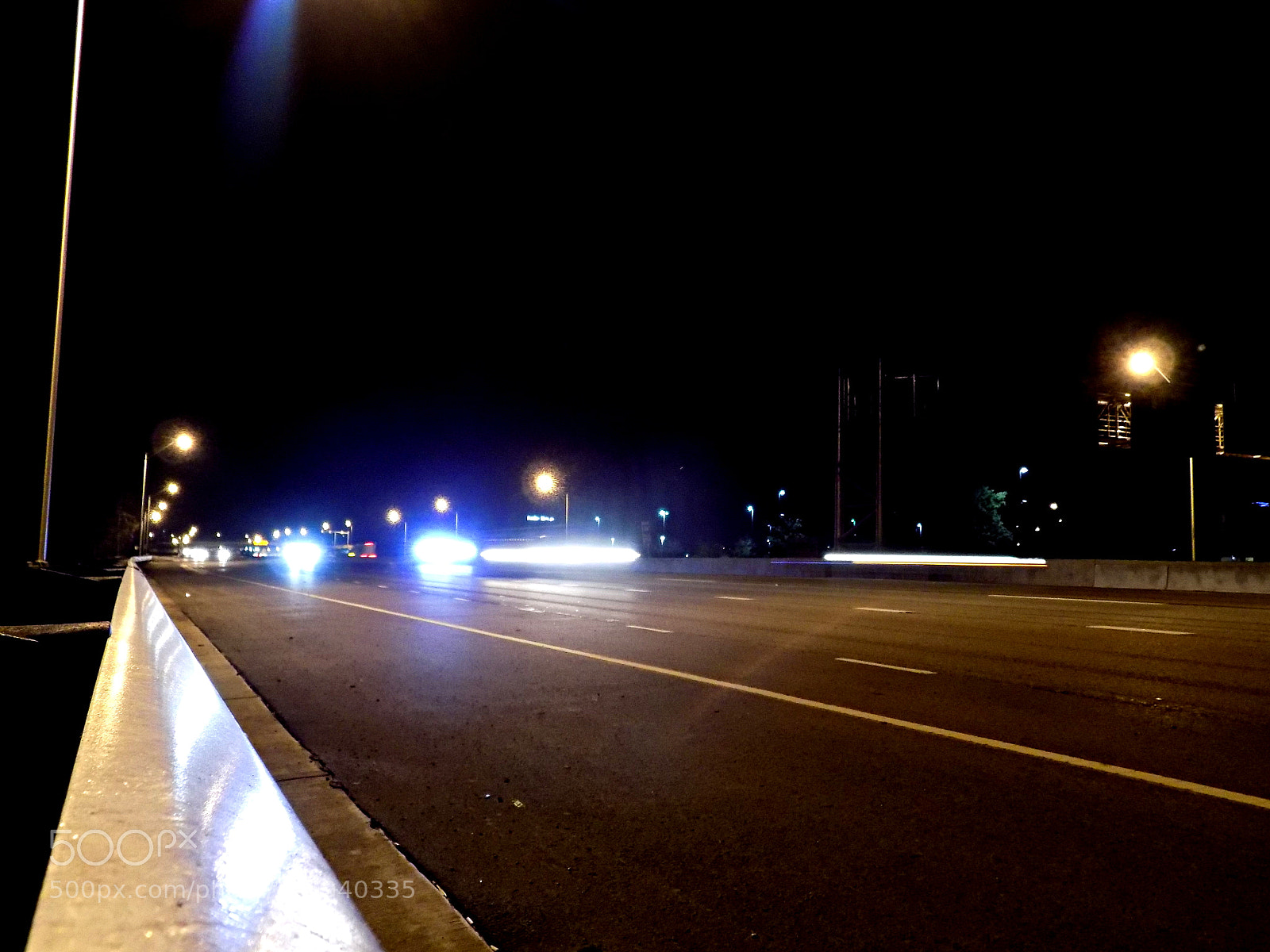 Nikon COOLPIX L340 sample photo. Lighttrail photography