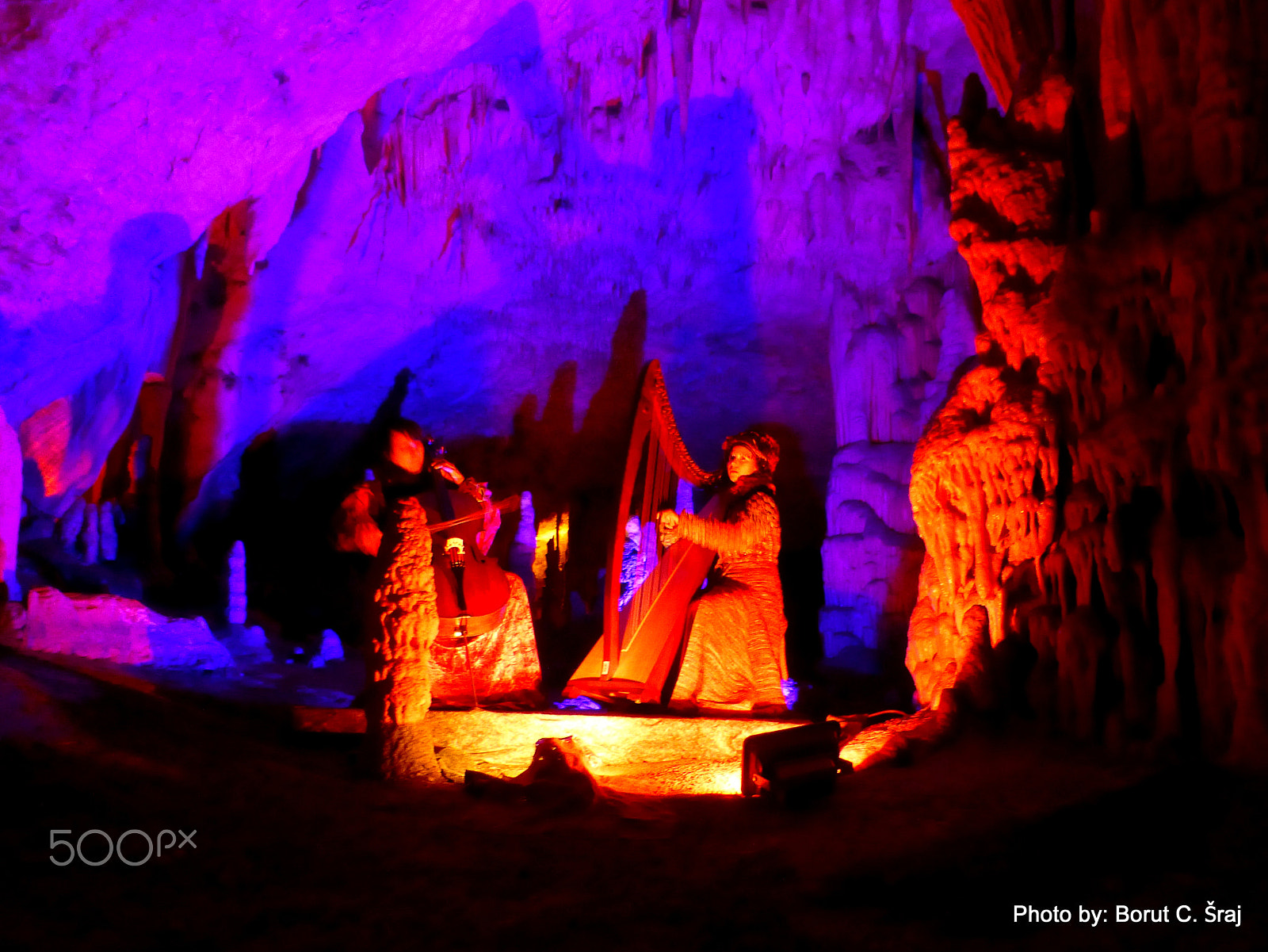 Panasonic DMC-TZ31 sample photo. Postojna caves at christmas () photography