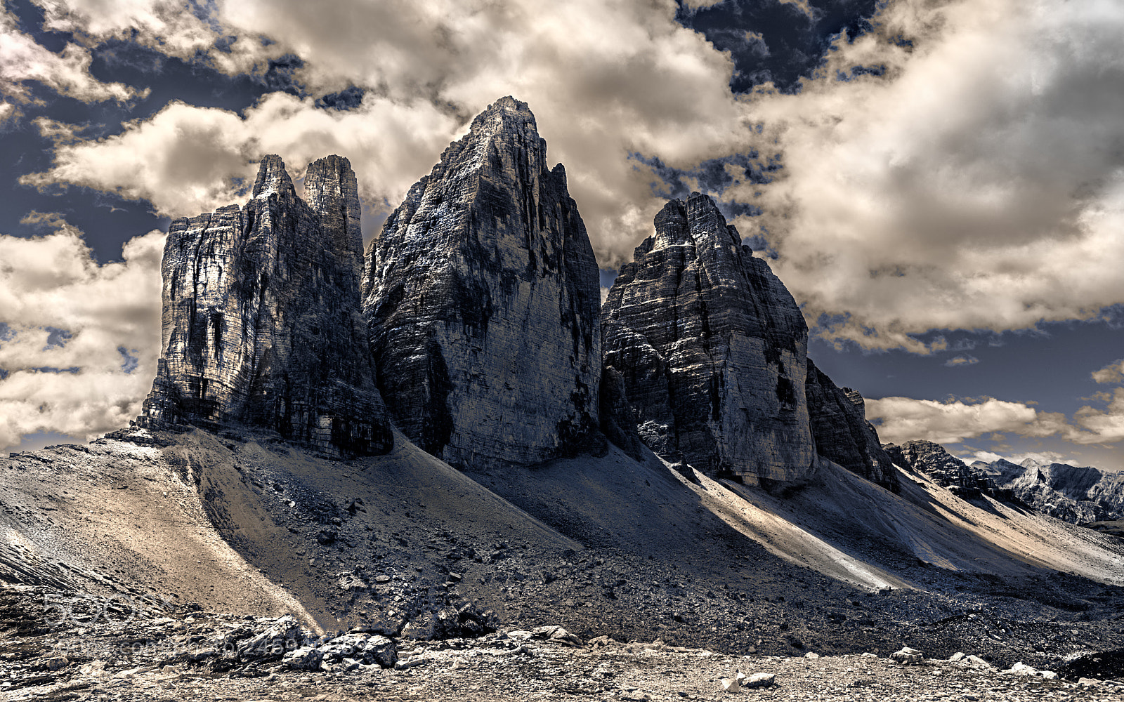 Nikon D810 sample photo. Reinterpretation ... tre cime photography