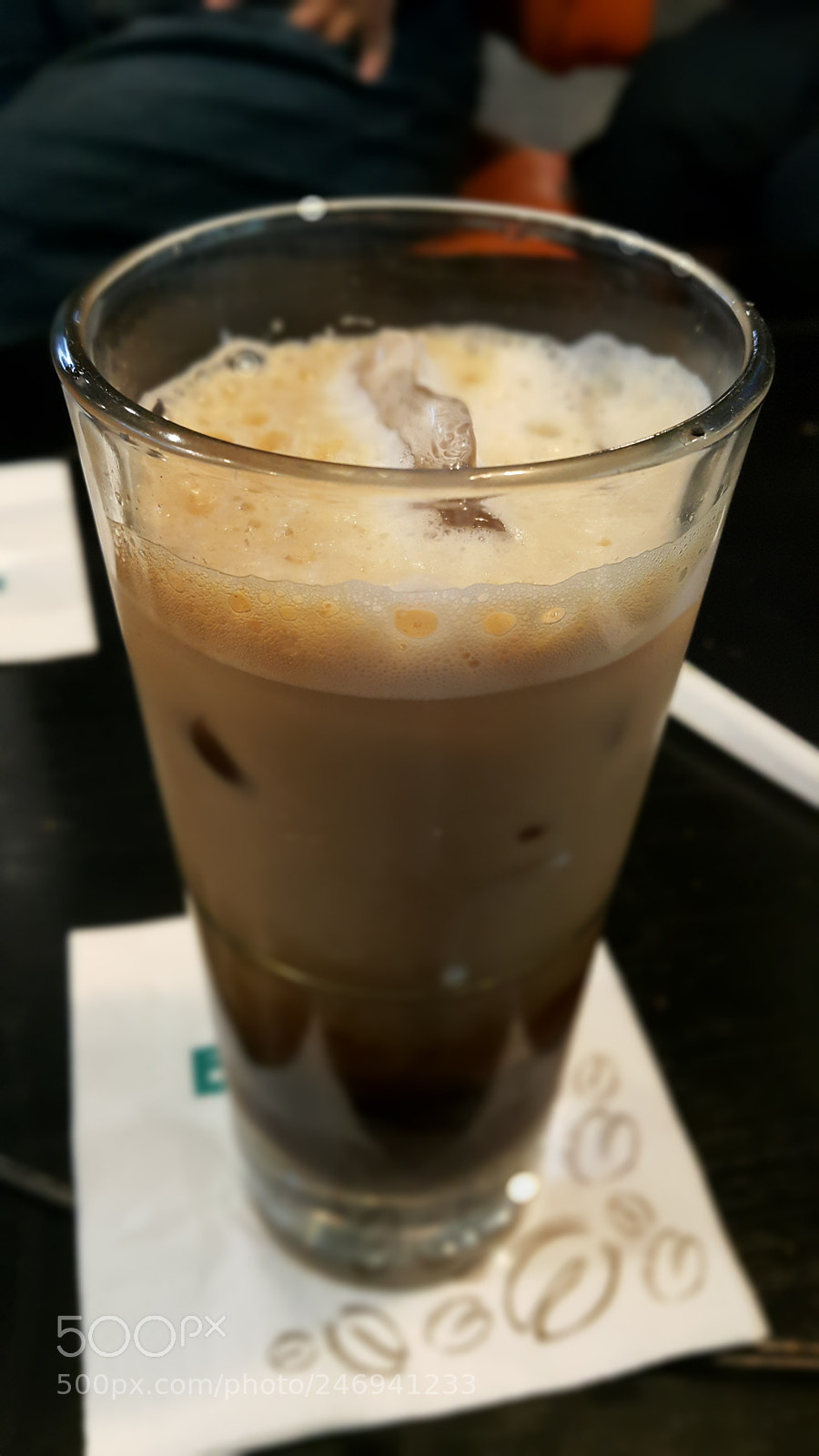 Samsung Galaxy Note4 sample photo. Ice shaken espresso photography