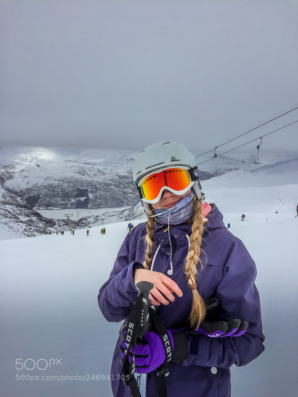 Apple iPhone 6 sample photo. Ski photography
