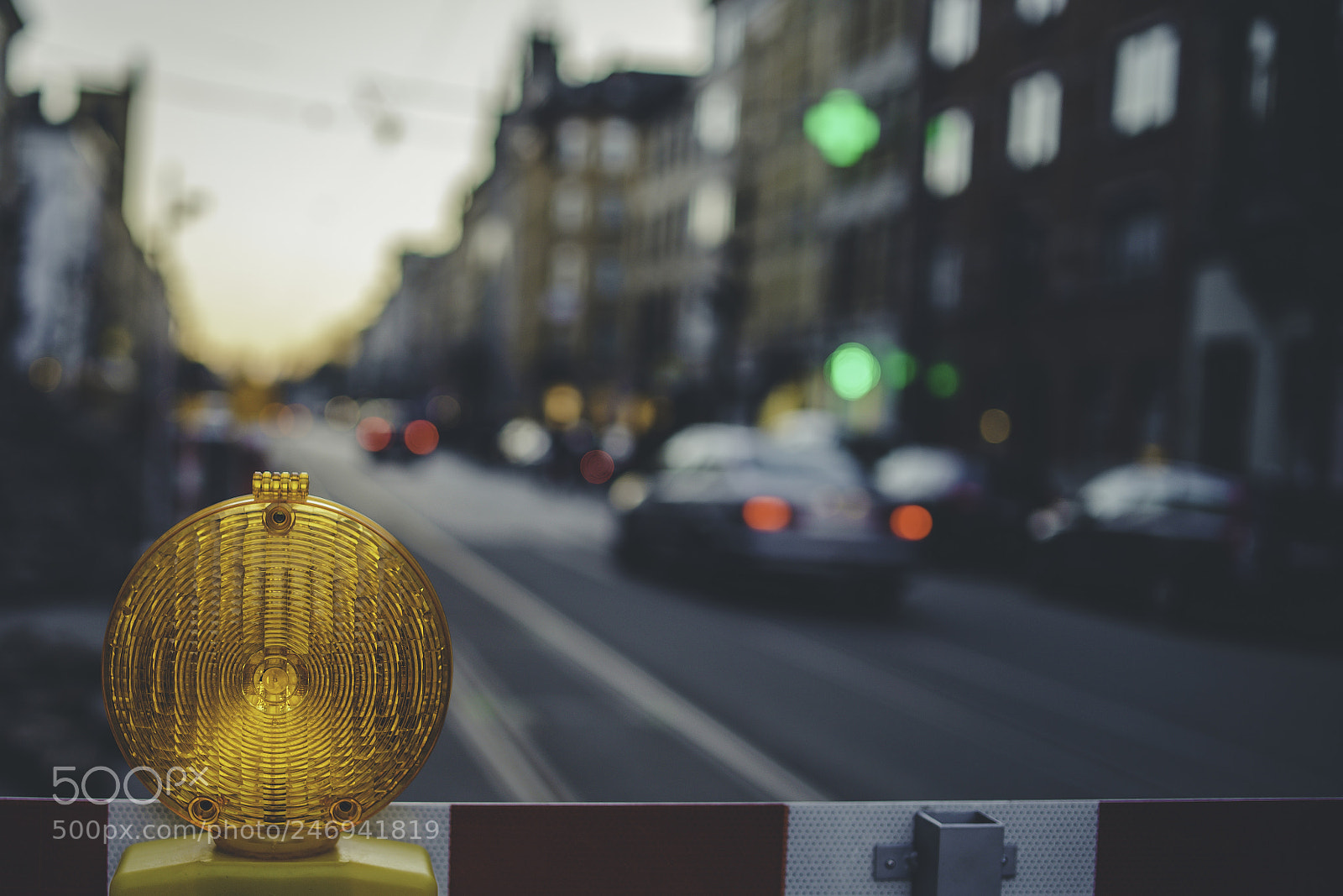Sony a7 II sample photo. Road block photography