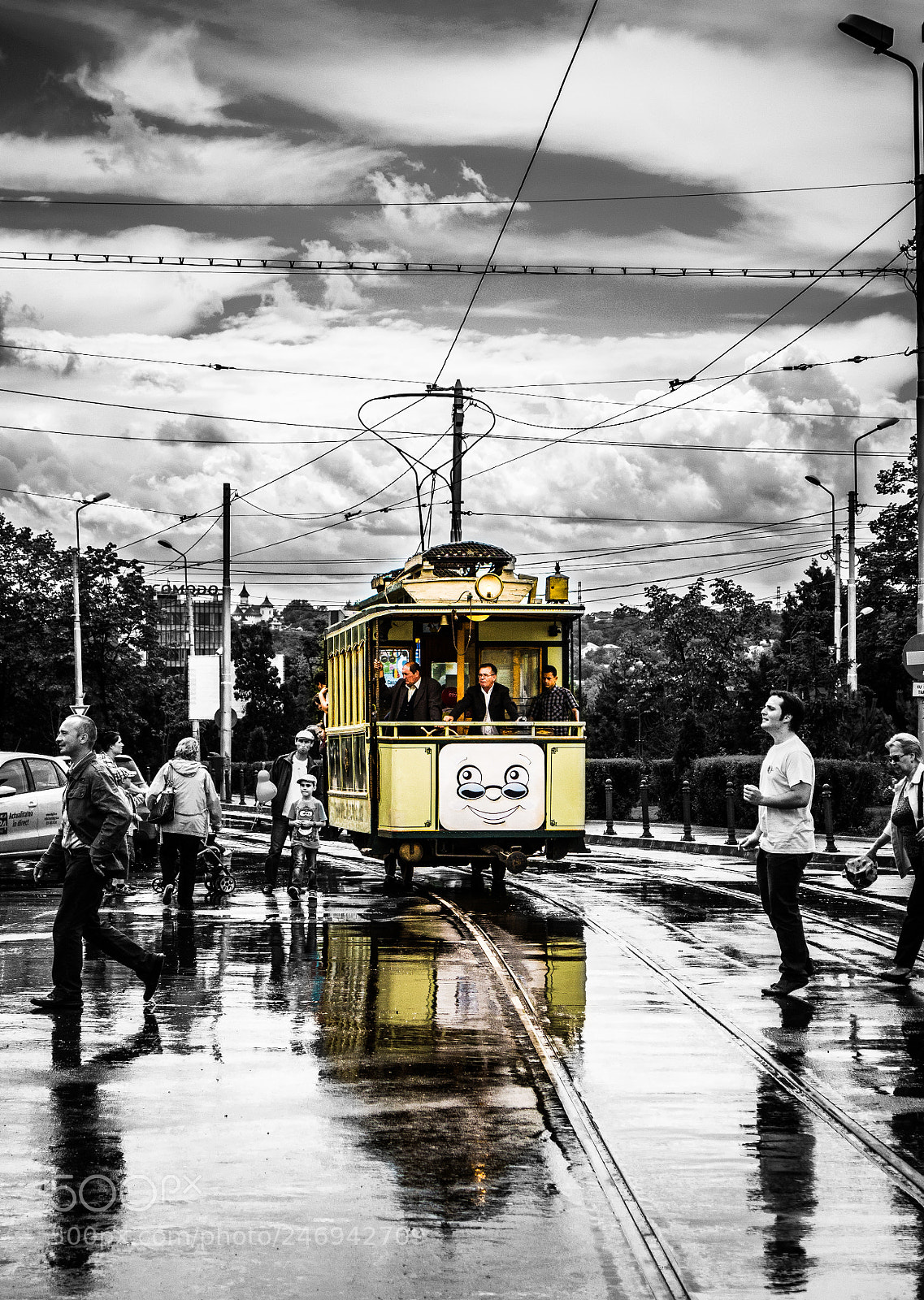 Nikon D3100 sample photo. Tram photography