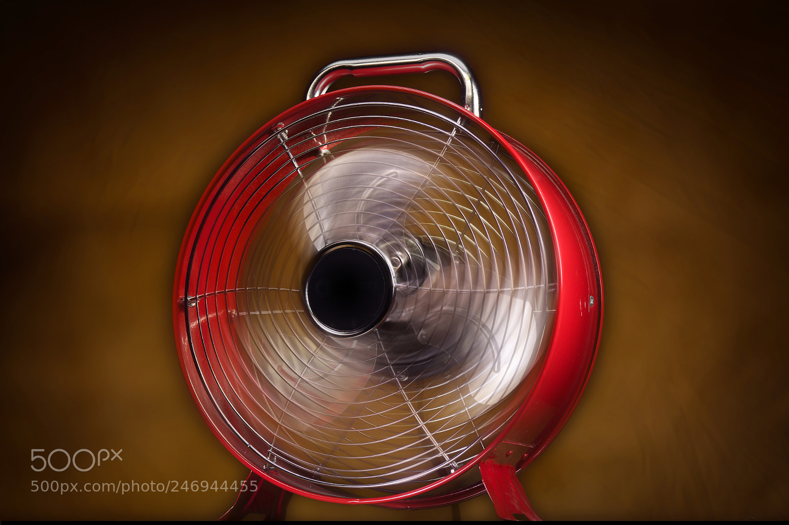 Nikon D7100 sample photo. Red table fan photography