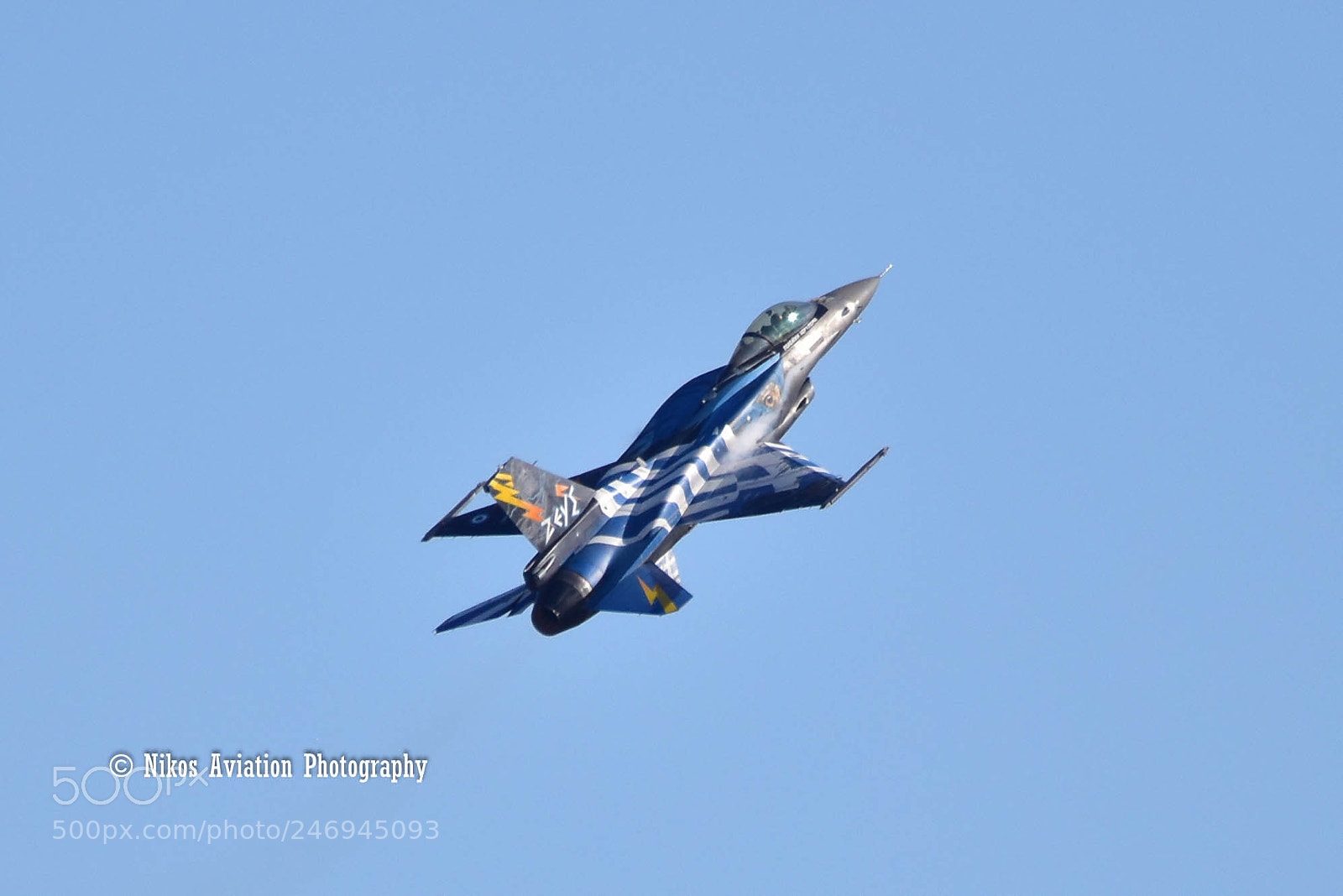 Nikon D5500 sample photo. F-16 zeus photography