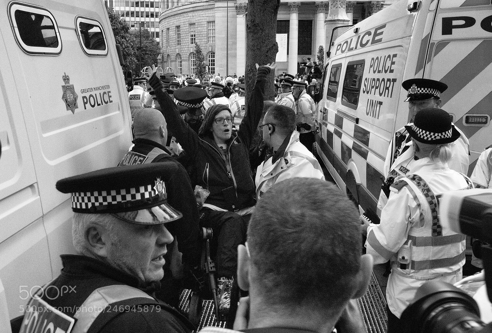 Canon EOS 80D sample photo. Protest, conservative party conference photography