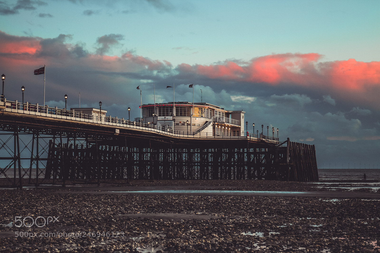 Canon EOS 7D sample photo. Worthing pier twilight photography