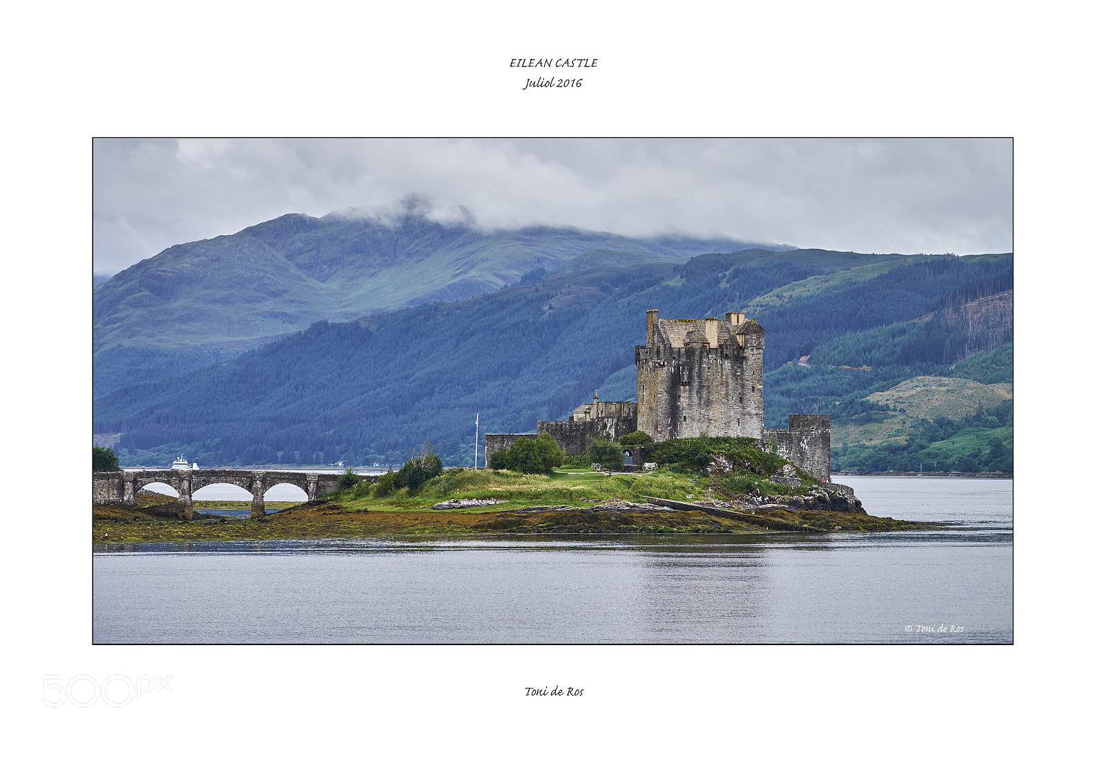 Fujifilm X-T1 sample photo. Eilean donan castle ii photography
