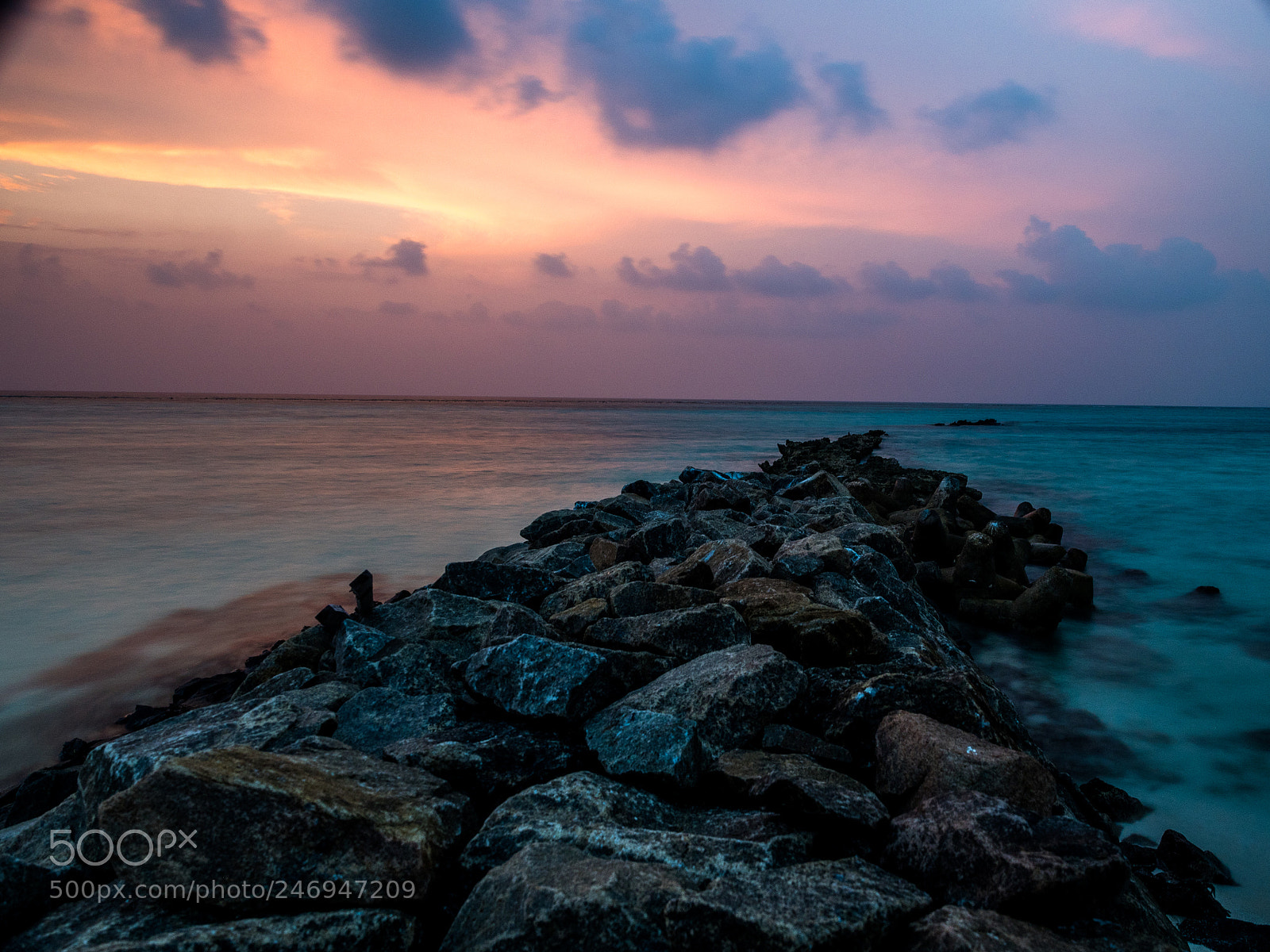 Olympus PEN E-PL7 sample photo. Sunset in maldives photography