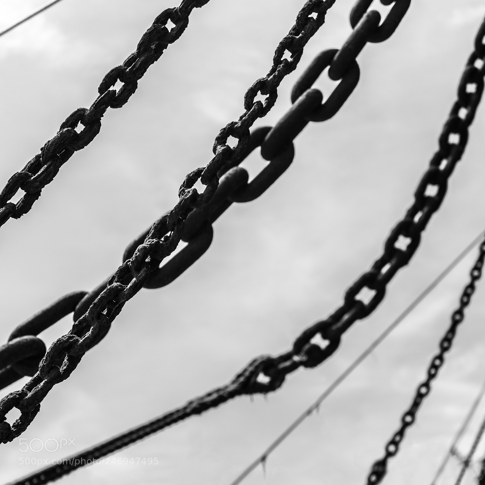 Sony a7 sample photo. Chains photography
