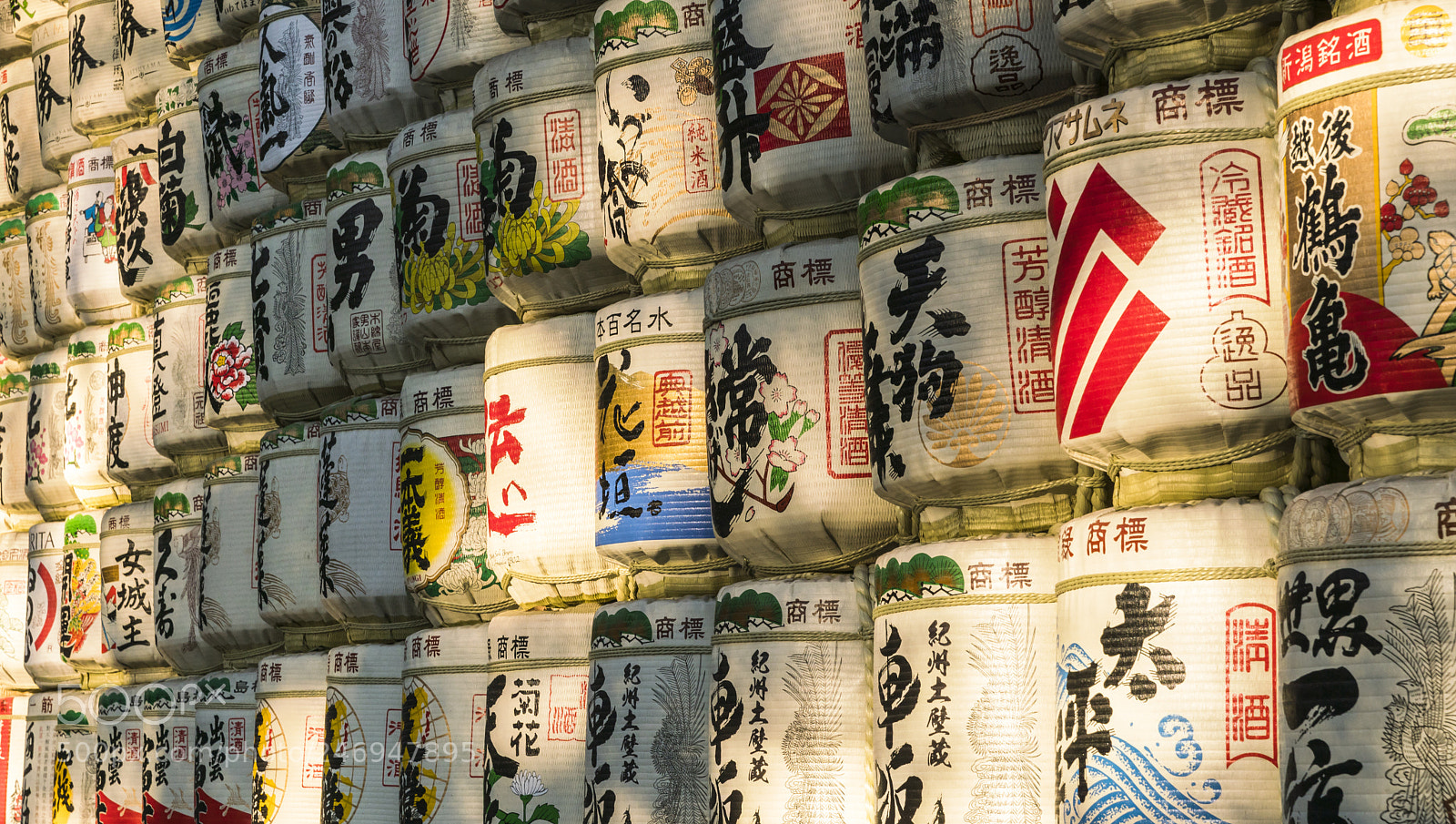 Sony a7R III sample photo. Barrels of sake photography