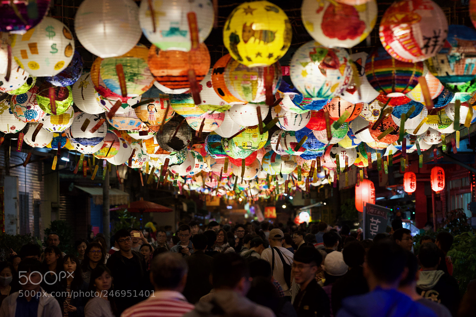 Sony a7 sample photo. Lantern festival photography