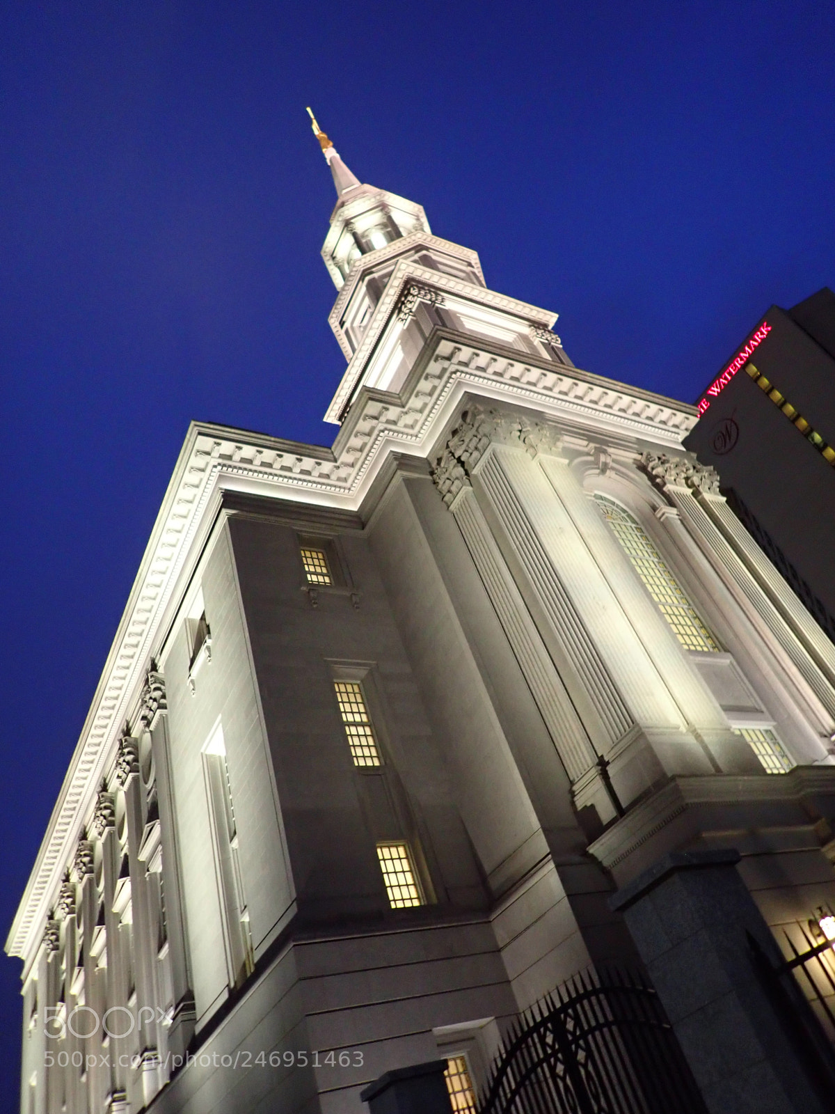 Olympus TG-5 sample photo. The mormon temple photography