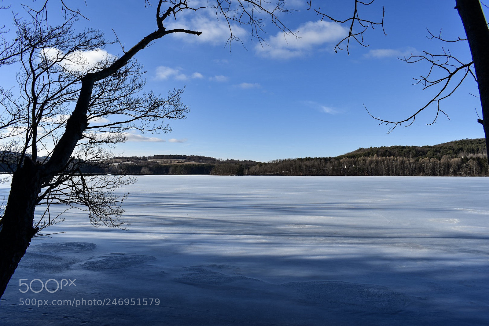 Nikon D3400 sample photo. Frozen lake photography